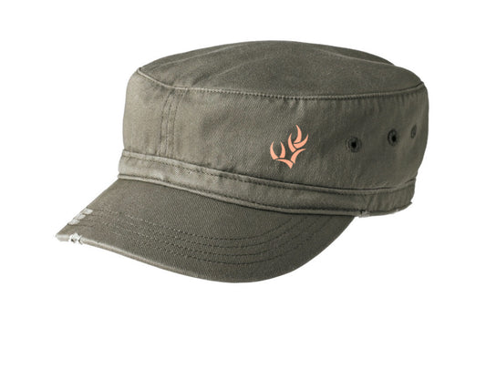 WHO HAT DISTRICT® DISTRESSED MILITARY HAT