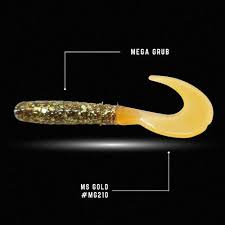 Crappie Monster Mega Grub - Gold
