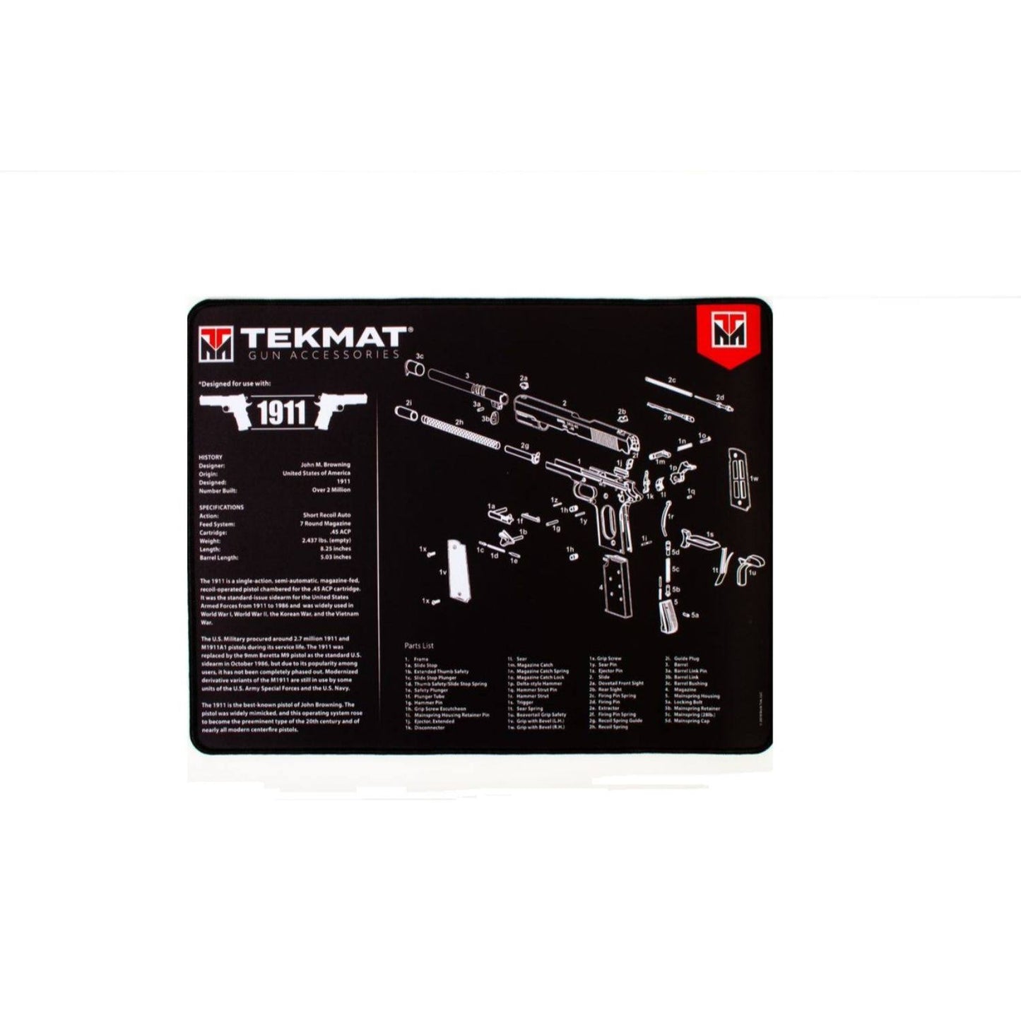 TEKMAT® 1911 ULTRA PREMIUM GUN CLEANING MAT