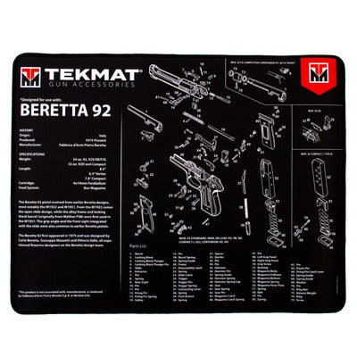 TEKMAT® BERETTA 92 ULTRA PREMIUM GUN CLEANING MAT