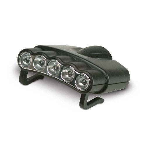 CYCLOPS® ORION 5 HAT CLIP LIGHT w/ 5 CLEAR LED LIGHTS