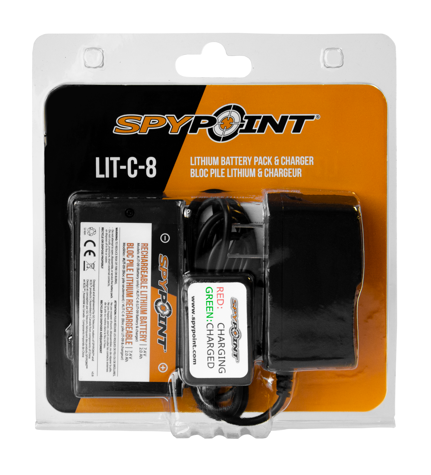 SPYPOINT® LITHIUM BATTERY PACK & CHARGER