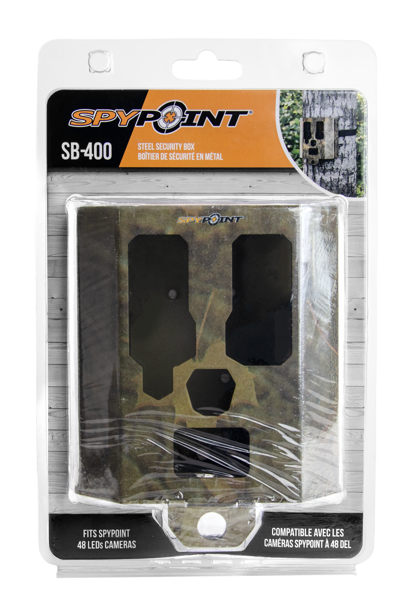 SPYPOINT® STEEL SECURITY BOX FOR 48 LED SPYPOINT CAMERAS
